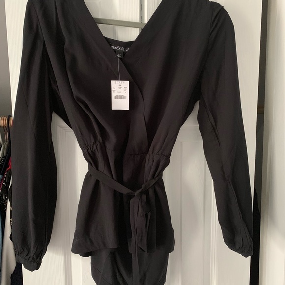 NWT JCrew Factory Wrap top - Picture 3 of 4